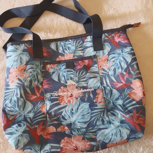 🌺 NEW Tommy Bahama Insulated Beach Bag - Picture 1 of 8
